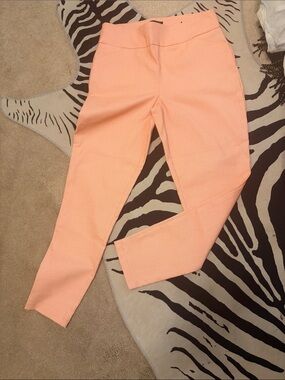 Versona Peach Micro-Check Skirt